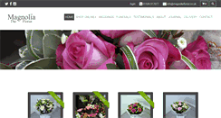 Desktop Screenshot of magnoliaflorist.co.uk